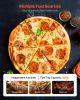 12' Outdoor Pizza Oven Portable Wood Pellet Pizza Oven Iron Spray Camping