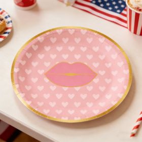 Heart Paper Plate 6pcs-4943 (Option: 6926398654943)